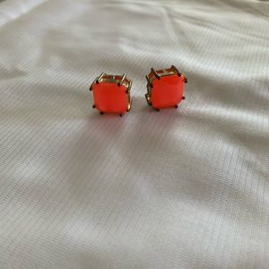 Francesca’s Coral stud earrings